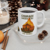 11oz Courage Under Fire – Strength in the Smoke Firefighter Mug